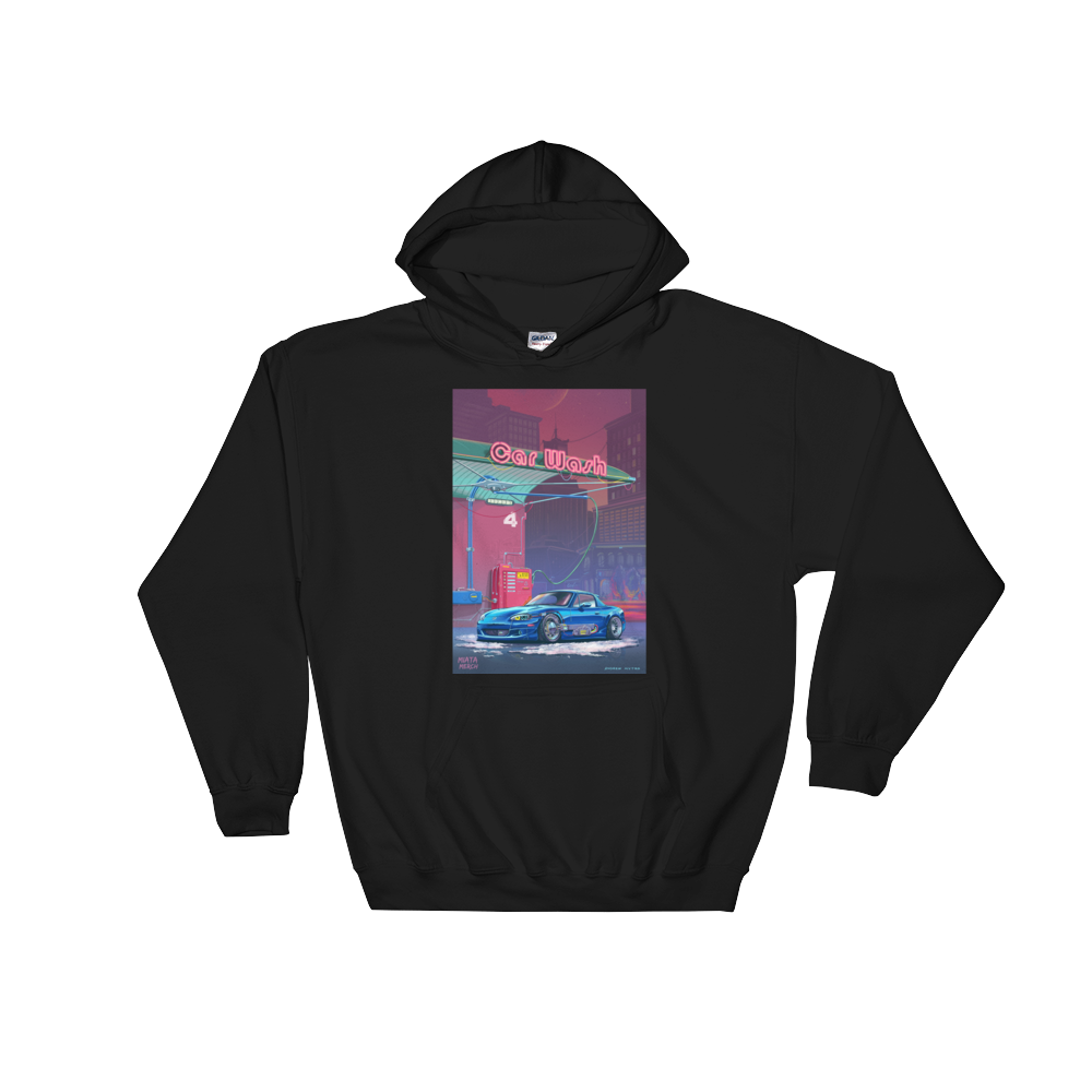 RetroFuturistic Car Wash Hoodie Men's/Women's