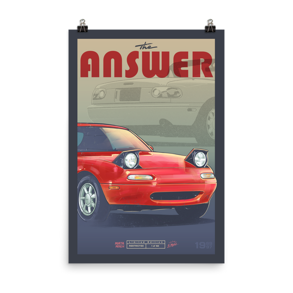 The ANSWER Poster - LIMITED